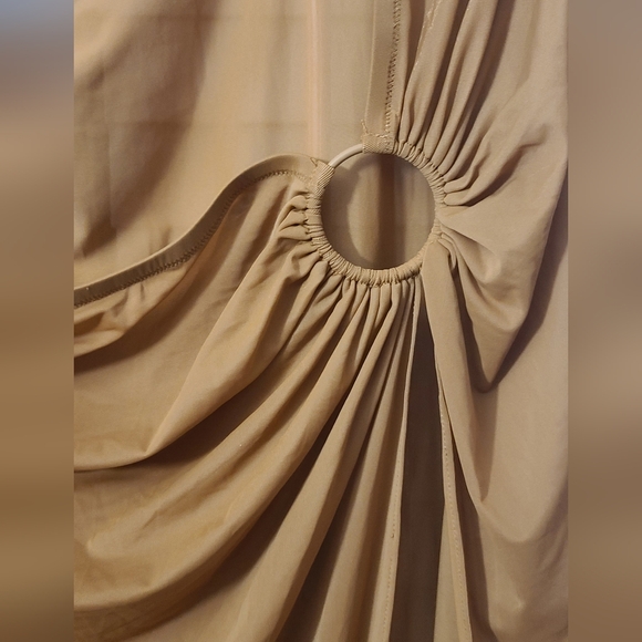 SKIMS Sarong Skirt Swim Cover Up Long Mesh Long Tonal Ring Almond Brown NWT 2X - Picture 4 of 6